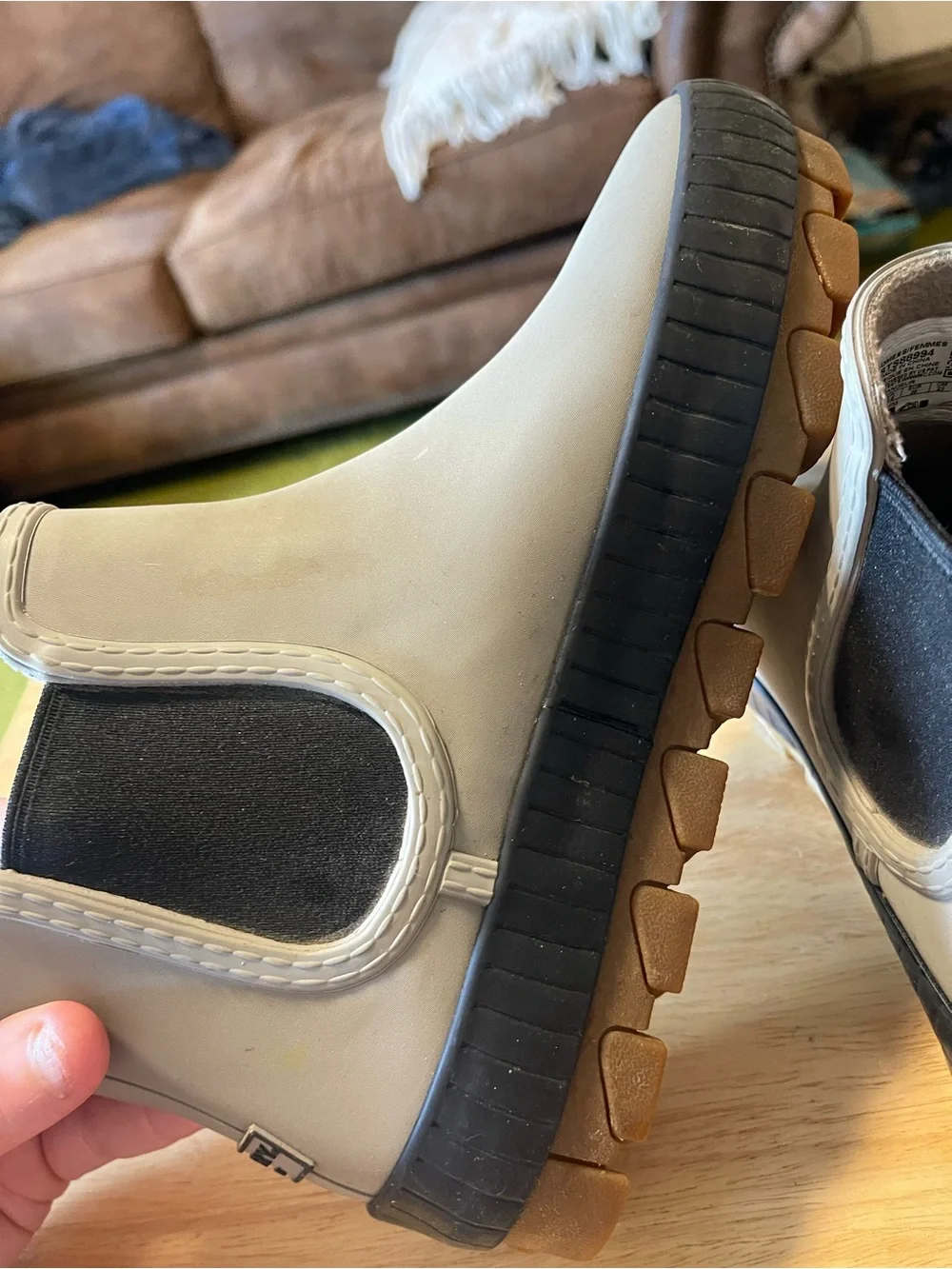 Sperry Women's Torrent Chelsea Boot Taupe STS88994 Women’s Size 6